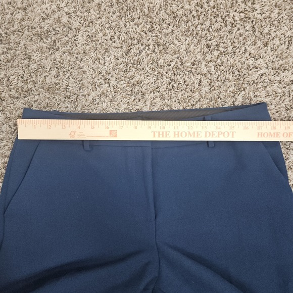 Talbots Hampshire Ankle Pants Navy Size 14 Minimalist Office Core Corpcore Chic - Picture 9 of 13